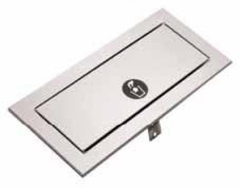 BOBRICK B527 Waste Chute Counter Top with Self Closing Door