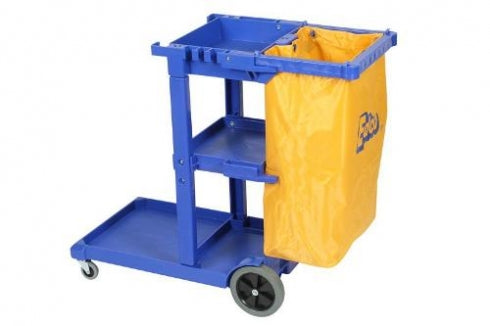 Edco Blue Janitor Cart