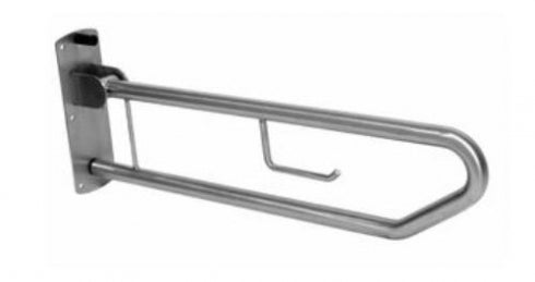 JD MACDONALD JDM-GDD-TRH Drop Down Grab Rail With Toilet Roll Holder