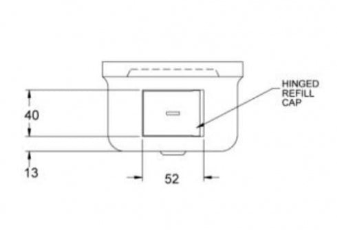 JD MACDONALD 10-0346 Liquid Soap Dispenser 1.8L Vertical Valve