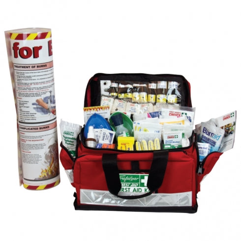 Brady First Aid National Workplace Burns Large Portable Soft Case Kit