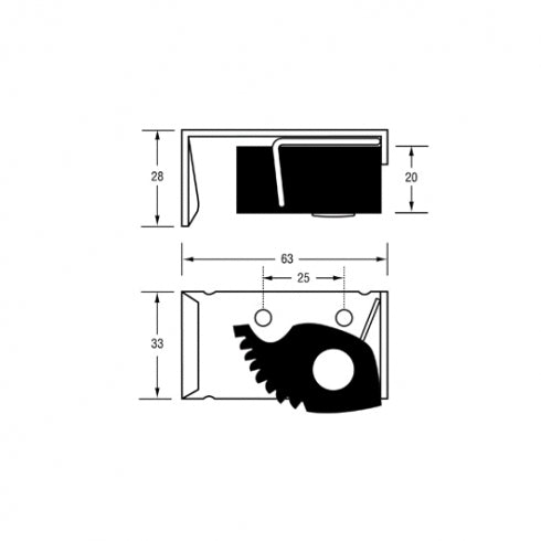 Metlam ML981A Mop and Broom Holder Single