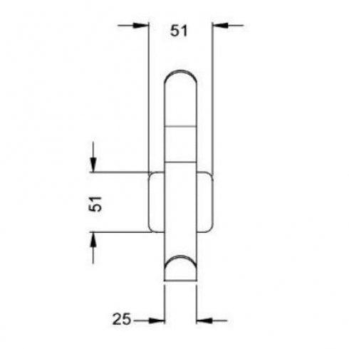 JD MACDONALD 10-7382 Hat and Coat Hook