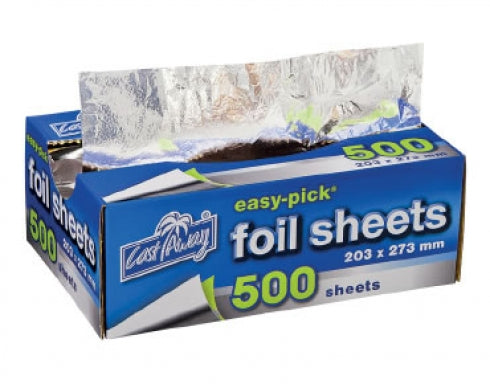 Castaway Easy-Pick Heavy Duty Foil Sheets Pre-Cut Medium