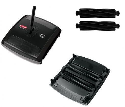 Rubbermaid Executive 4215 Mechanical Sweeper Dual-Action Brushless