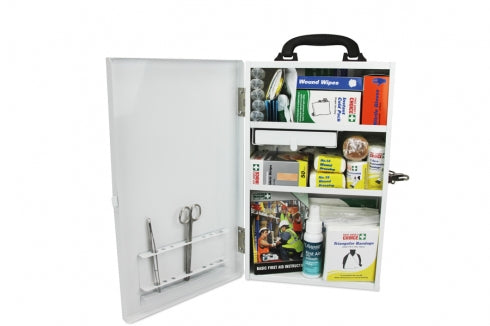 Brady Occupation Wall Mounted Workplace First Aid Kit in Metal Case