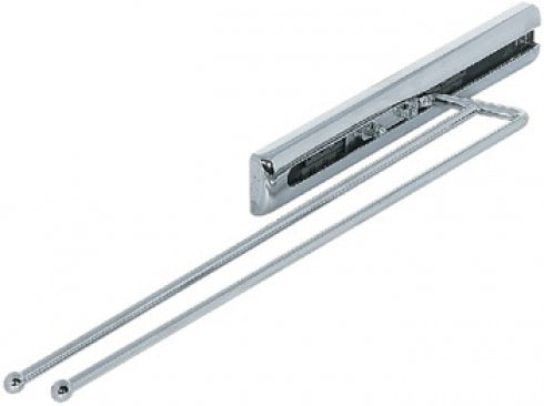 Hafele Kessebohmer Towel Rail 2-Arm with Extending Runner