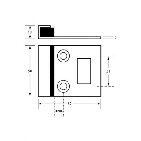 Metlam Hardware 114 Combined Bumper and Staple Screw Fix