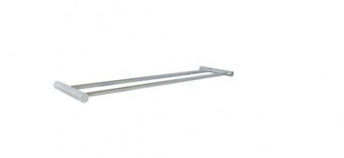 Metlam Lawson ML6018 Double Towel Rail Round Mounting
