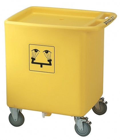 Bradley Emergency On-Site Portable Eyewash Waste Cart 212L