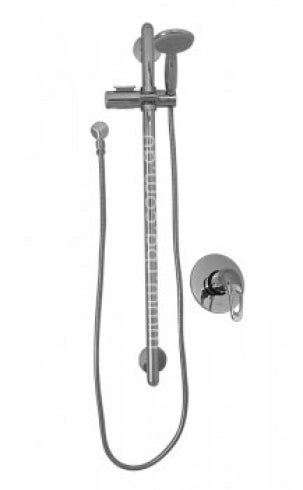 RBA Raffaello Shower Set T Grab Rail Slider and Handset