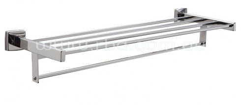BOBRICK B676 Towel Shelf with Towel Bar