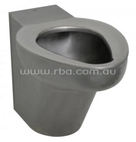 RBA RBA8841 Toilet Suite Wall Faced Stainless Steel P-Trap