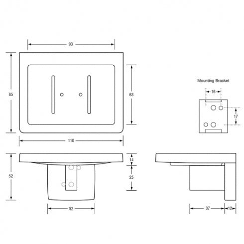 Metlam ML231 Soap Dish with Drain Hole