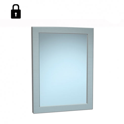 JD MACDONALD Security 10-101-14 Stainless Steel Mirror with Frame Rear Mounting