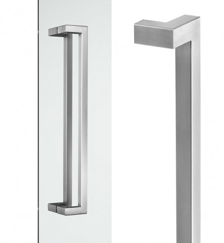 Madinoz Entry Door Handle B8050 Back-To-Back Offset Square Pair