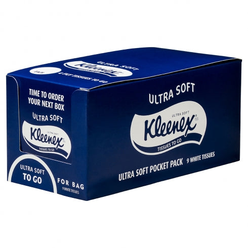 Kleenex 0201 Pocket Pack 4 Ply Kleenex Facial Tissues White