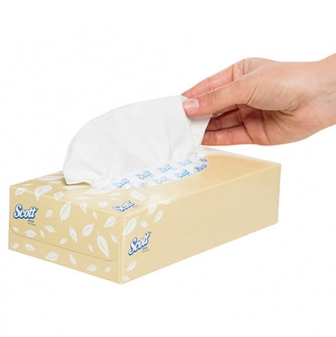 Scott 4725 Scott Facial Tissues 2 Ply 100 Sheets White