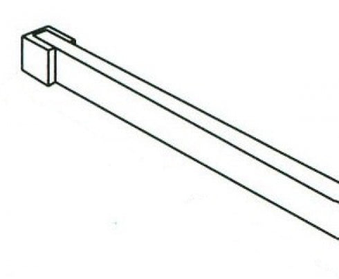 Metlam ML-SCT Shower Curtain Track Straight