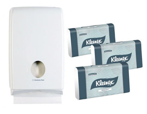 Kleenex 4441 Compact Hand Towel Starter Pack