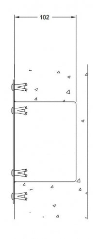 RBA Security RBA8120 Shelf Recessed