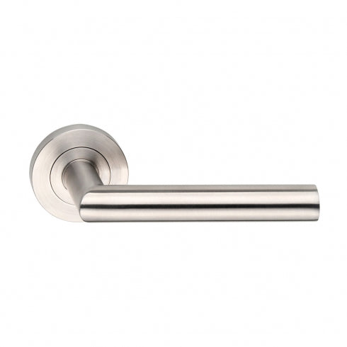 Madinoz Leverset Coastal L85 Door Handle Pair Round Rose