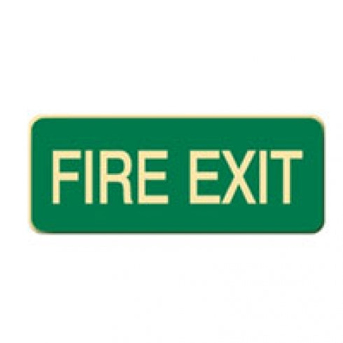 Brady Exit and Evac Fire Exit Floor Sign