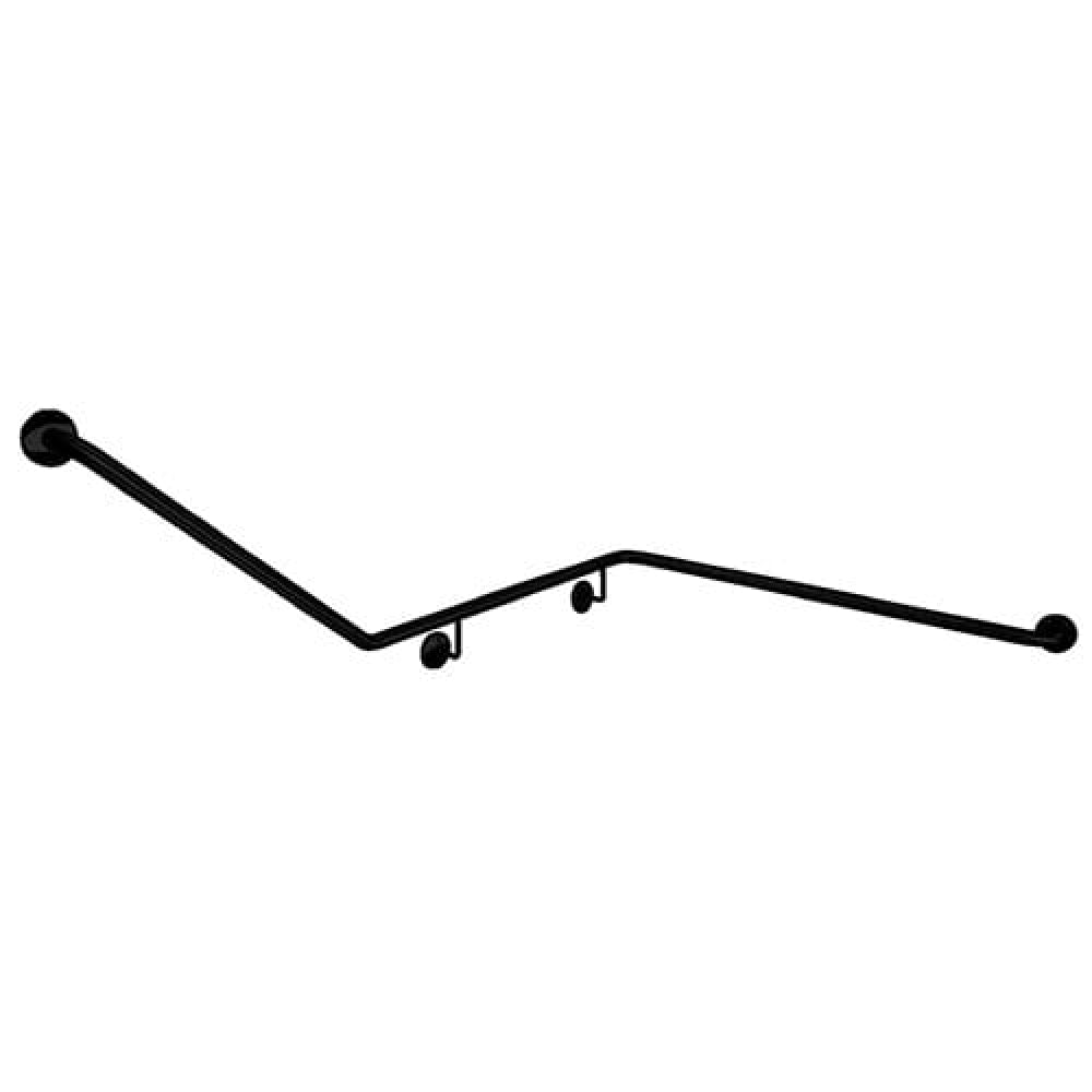Bradley 832-MB Corner Toilet Grab Rail 45 Degree Right Hand
