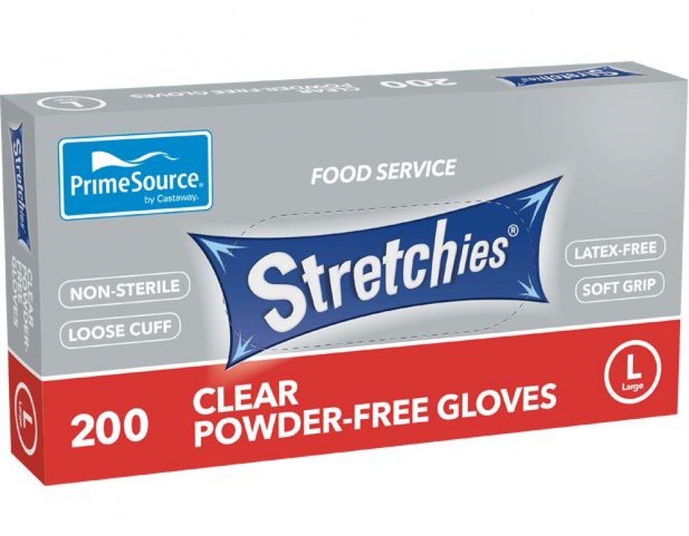 Castaway Stretchies Disposable Gloves Latex Free Powder Free Large