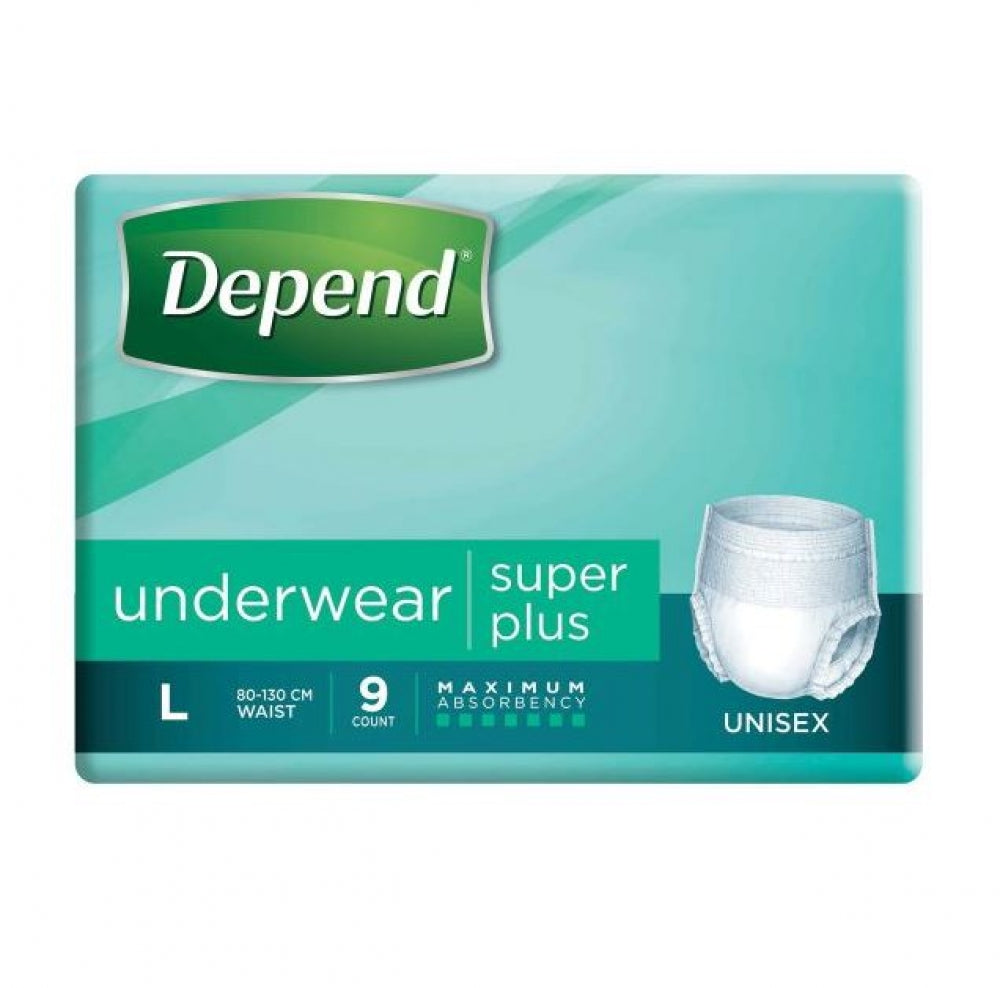 Depend Super Plus Underwear Unisex L