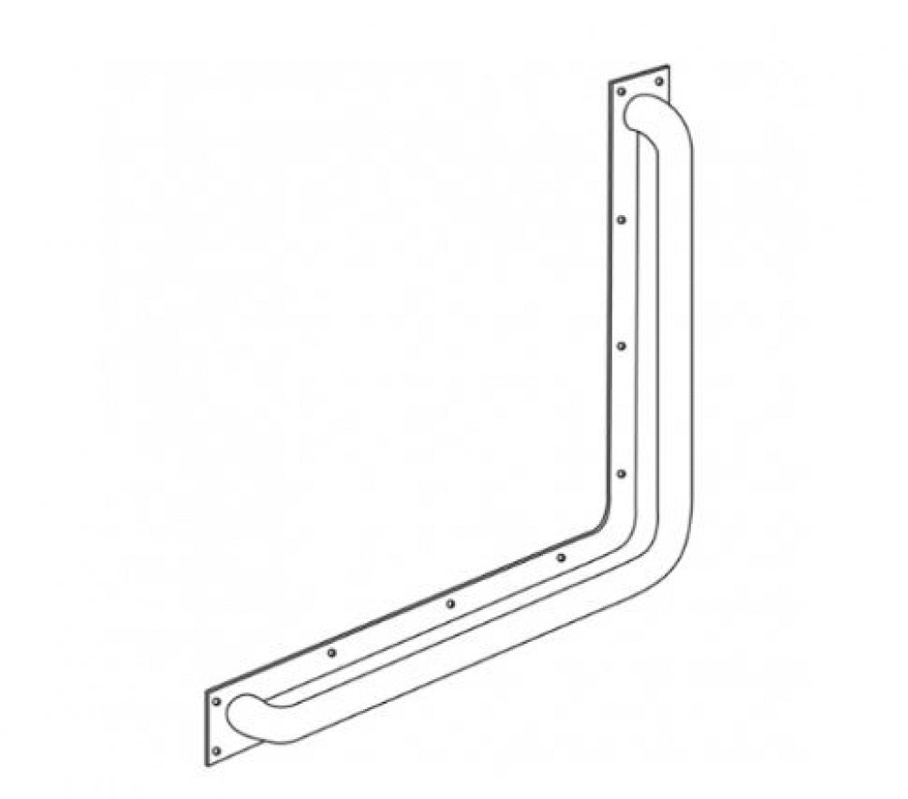 Bradley Security SA72BP Ambulant Grab Rail Anti-Ligature