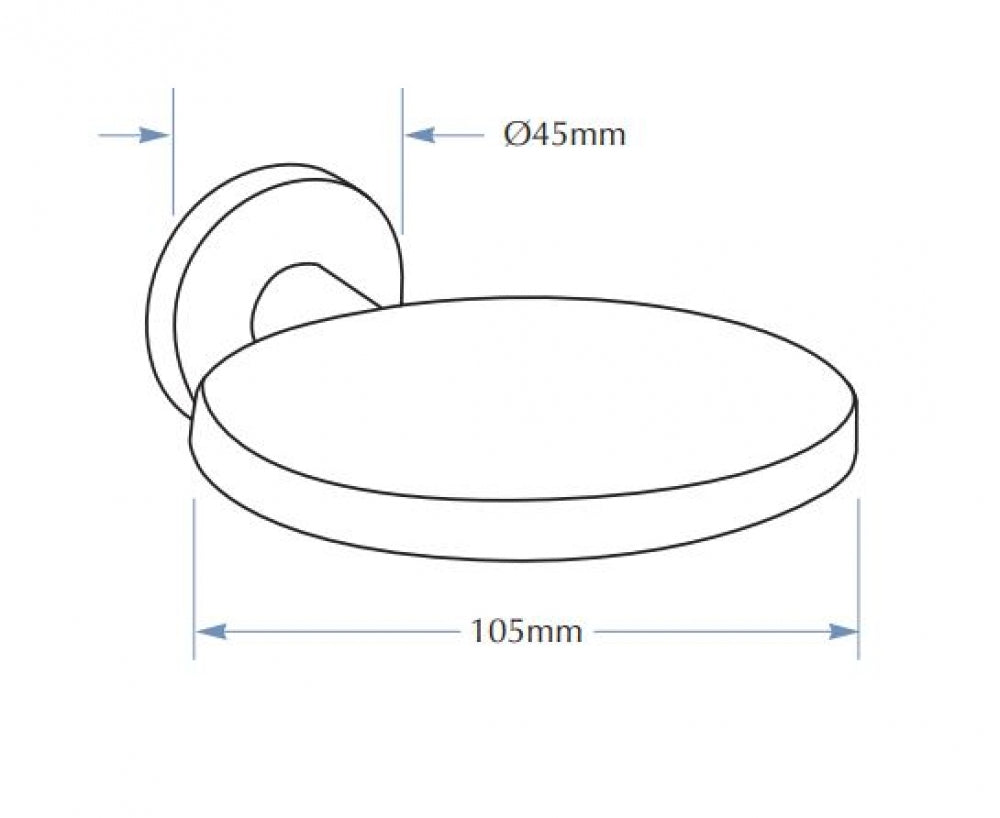 Bradley Tresor TS021 Soap Dish