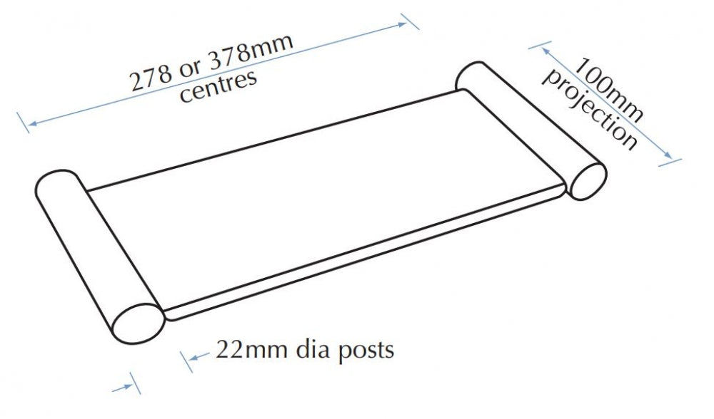 Bradley Regent R0941 Vanity Shelf