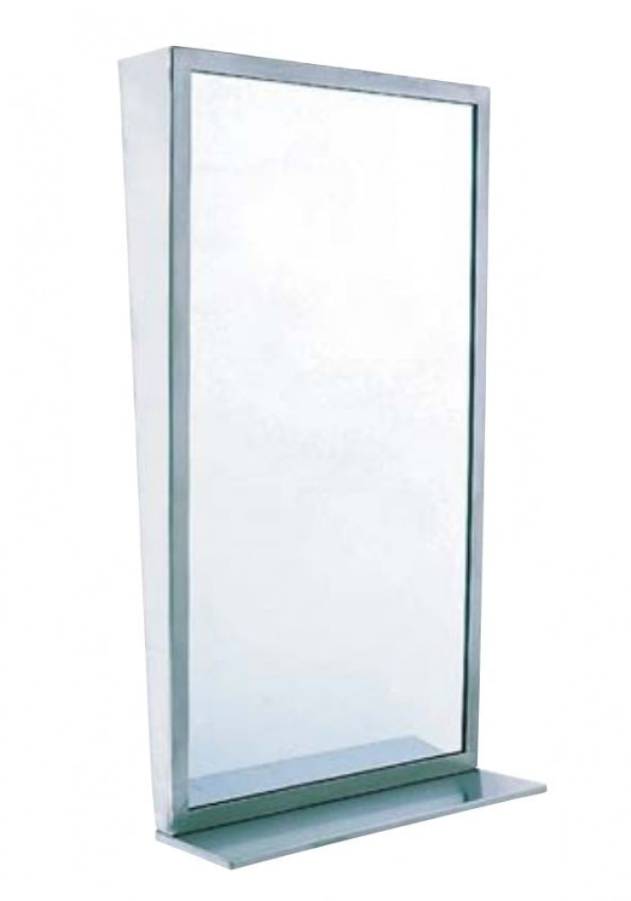 Bradley 7405 Glass Tilt Mirror with Shelf