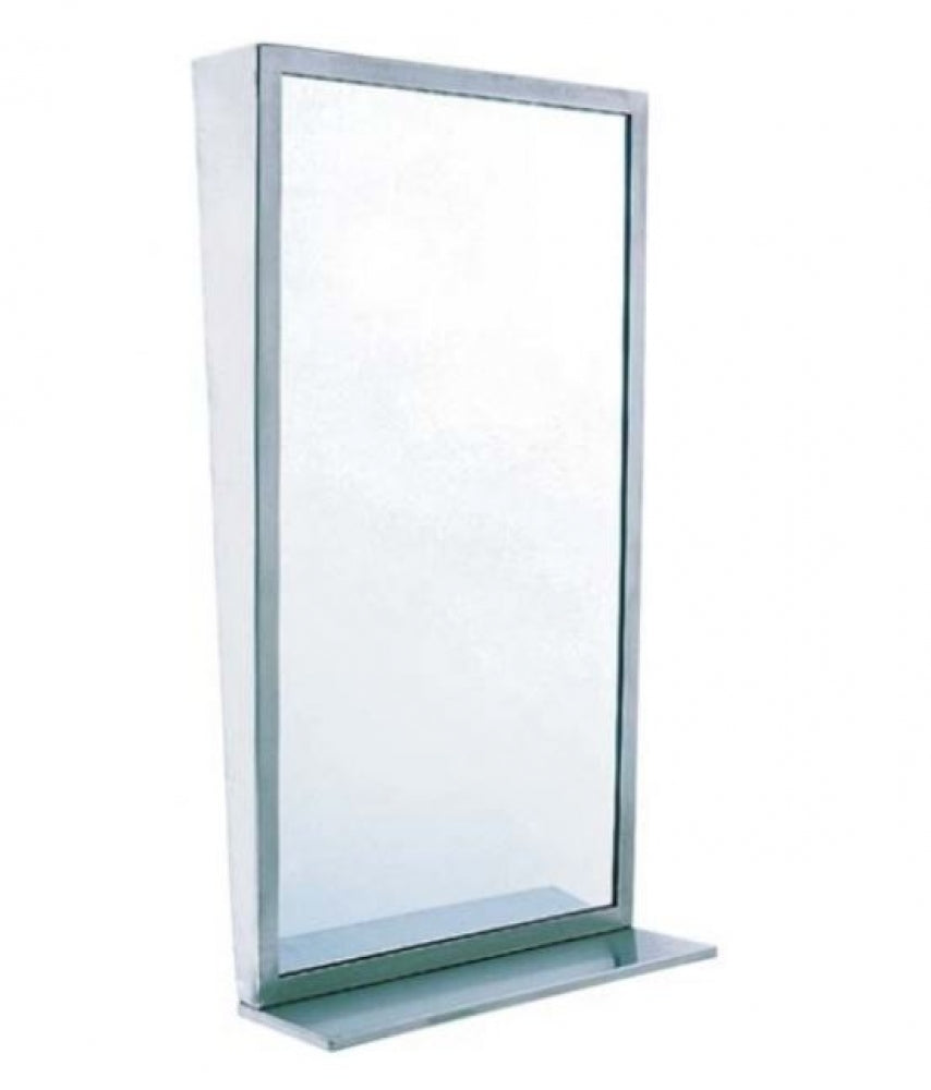 Bradley 7405 Glass Tilt Mirror with Shelf