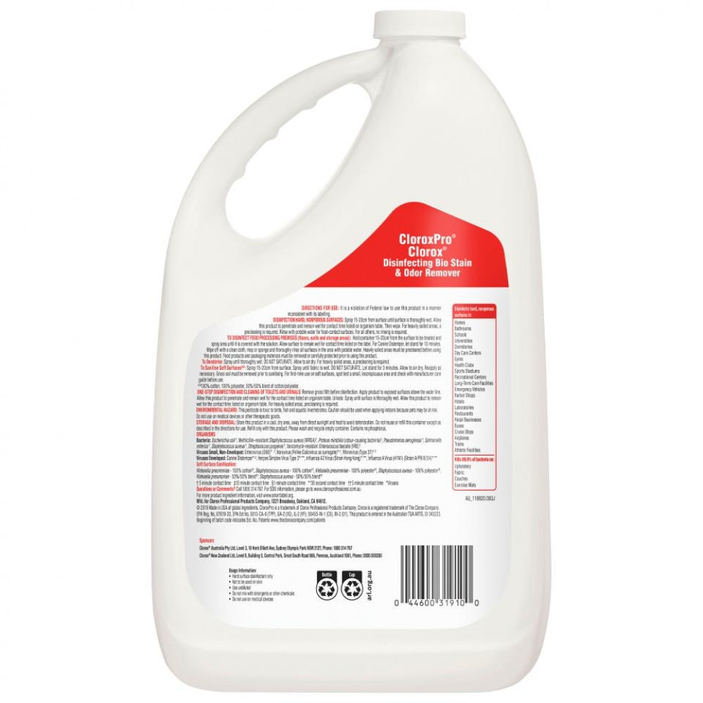 Clorox 31910 Disinfecting Bio Stain and Odor Remover Bulk