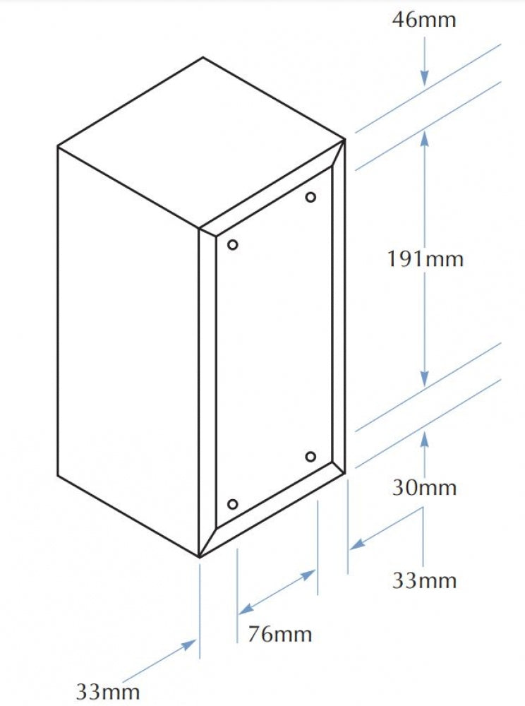 Bradley 5402 Double Toilet Roll Dispenser Lockable