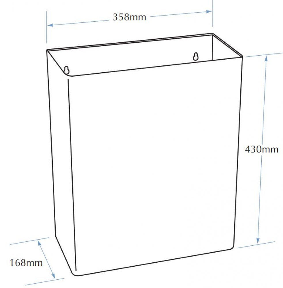 Bradley 357 Waste Receptacle 24L