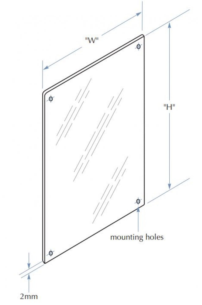 Bradley 749 Polished Stainless Steel Mirror