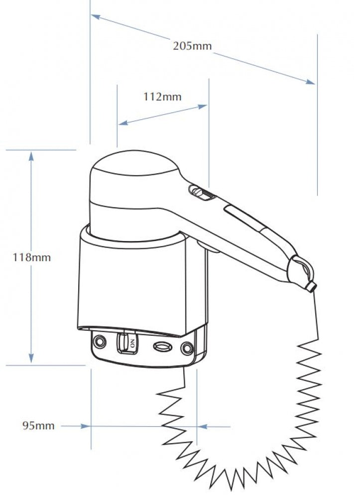 Bradley 5-Star 220-115 Hair Dryer Dual Heat