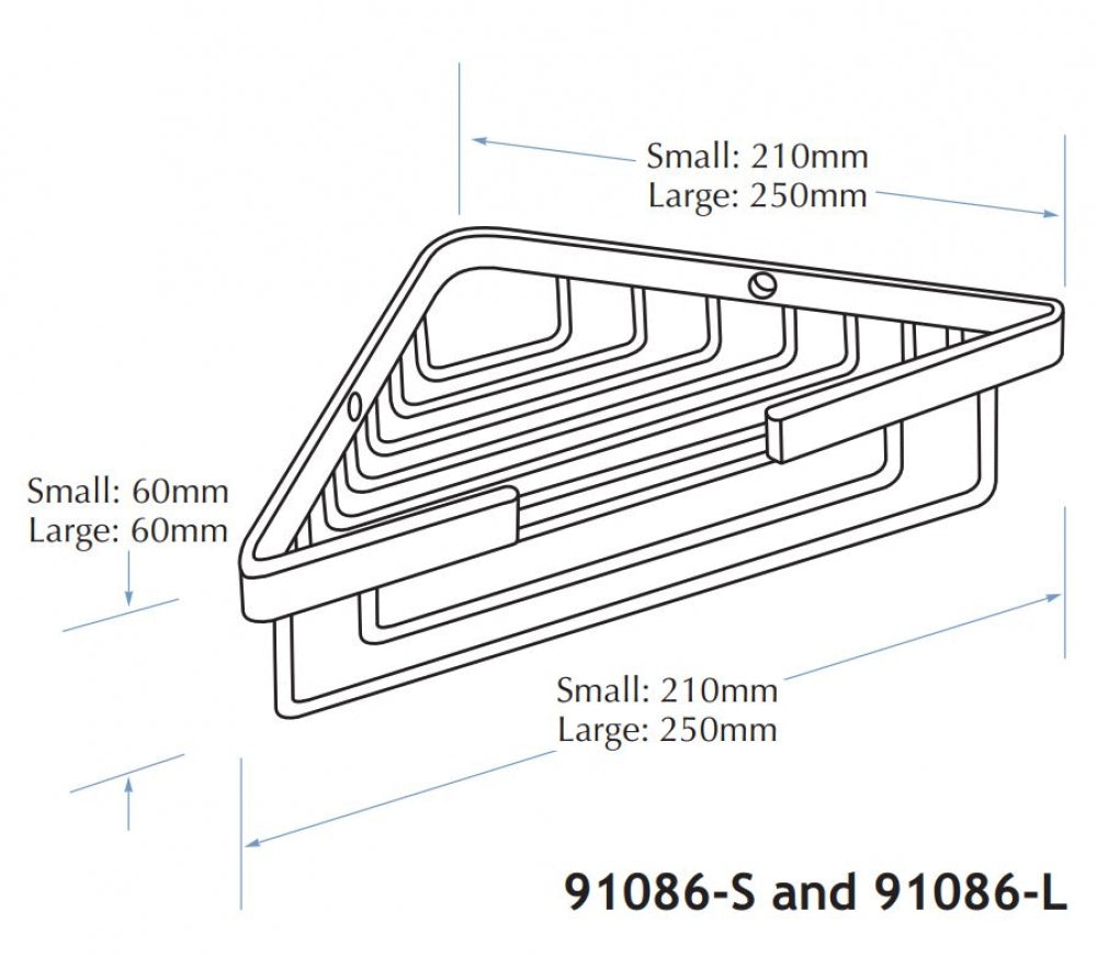 Bradley 91086 Corner Soap Basket