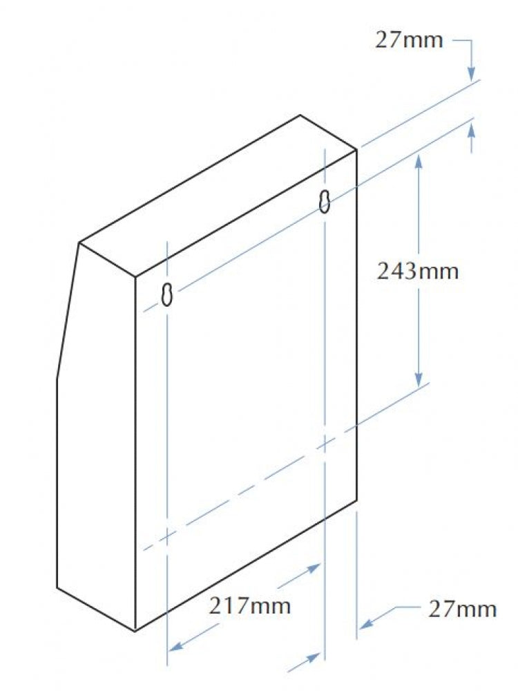 Bradley 4722-15 Napkin Disposal Unit 5.7L