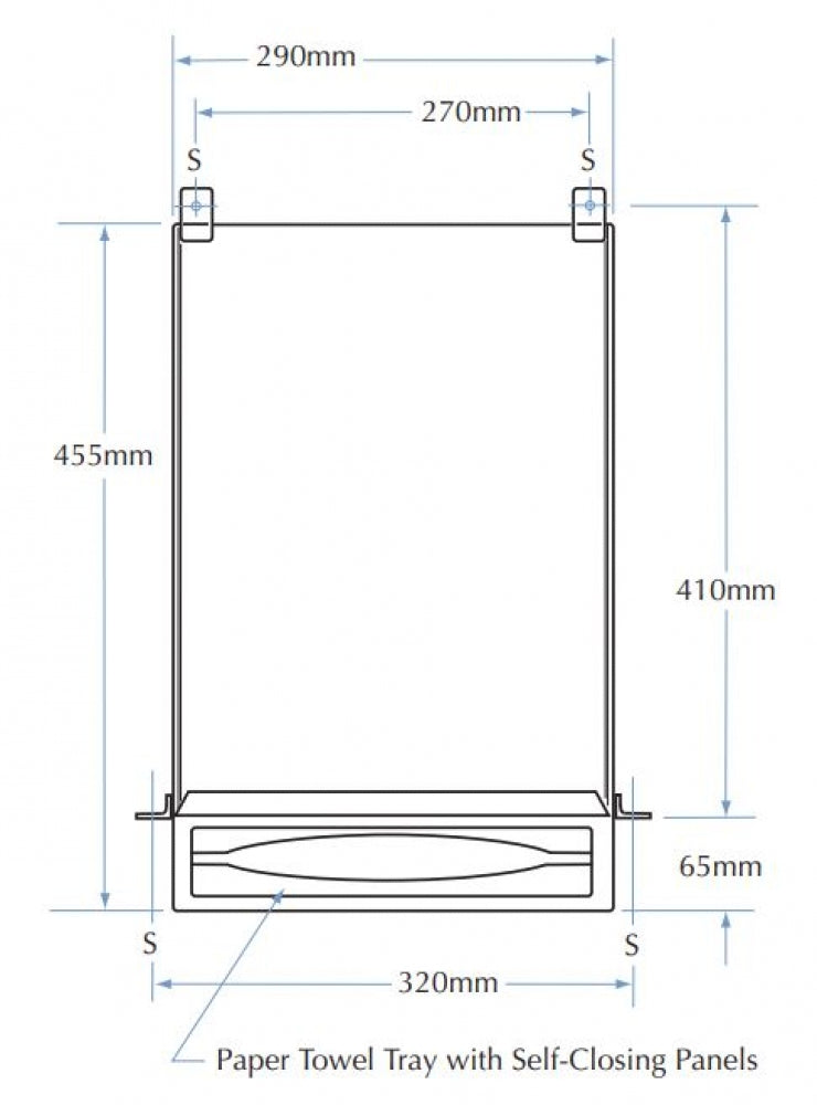 Bradley Retro 1982 Paper Towel Dispenser Recessed