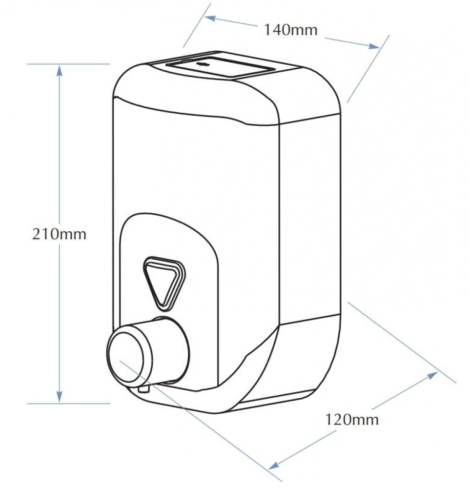 Bradley 6140-4 Liquid Soap Dispenser