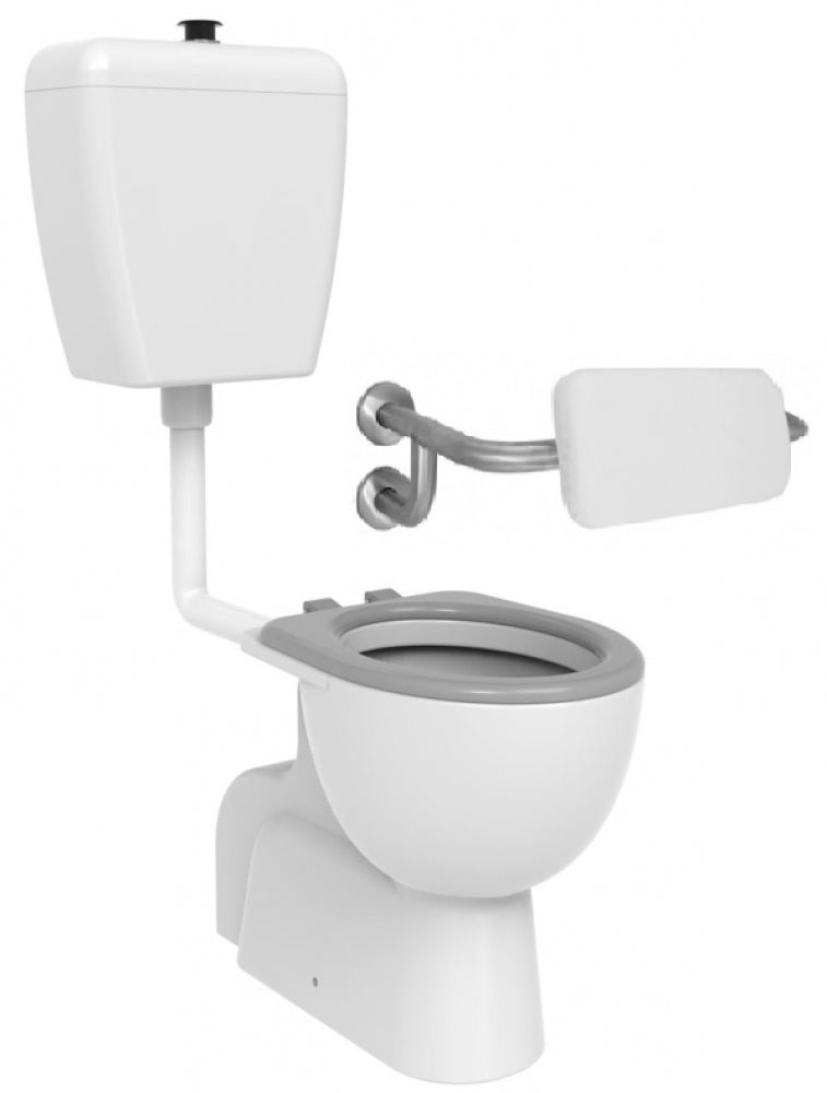 Bradley Aquala Toilet Suite and Backrest Combo