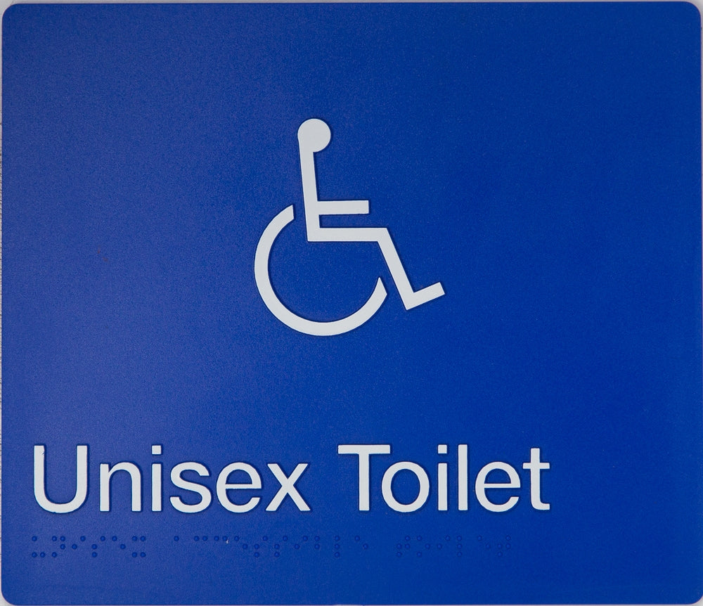 BEST BUY DT Accessible Toilet Sign Braille