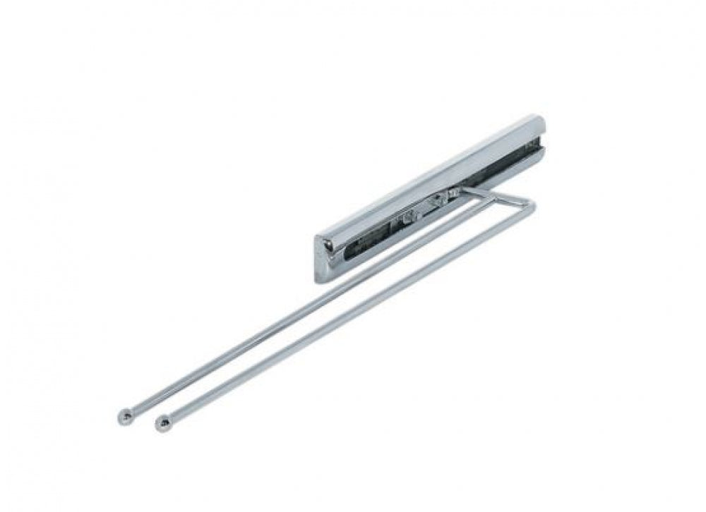 Hafele Kessebohmer Towel Rail 2-Arm with Extending Runner