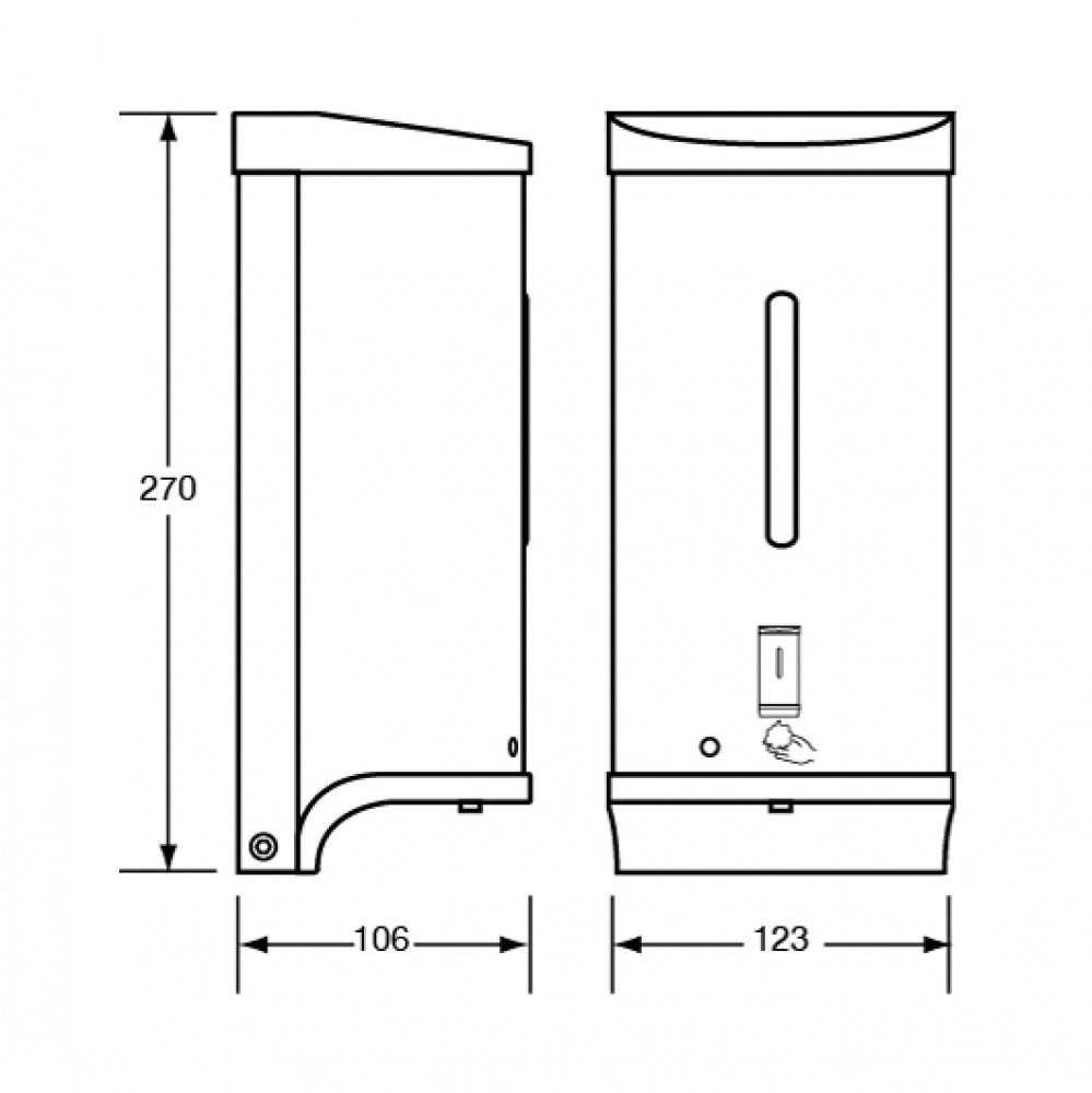 Metlam MSD_FOAMDISP Automatic Foam Soap Dispenser