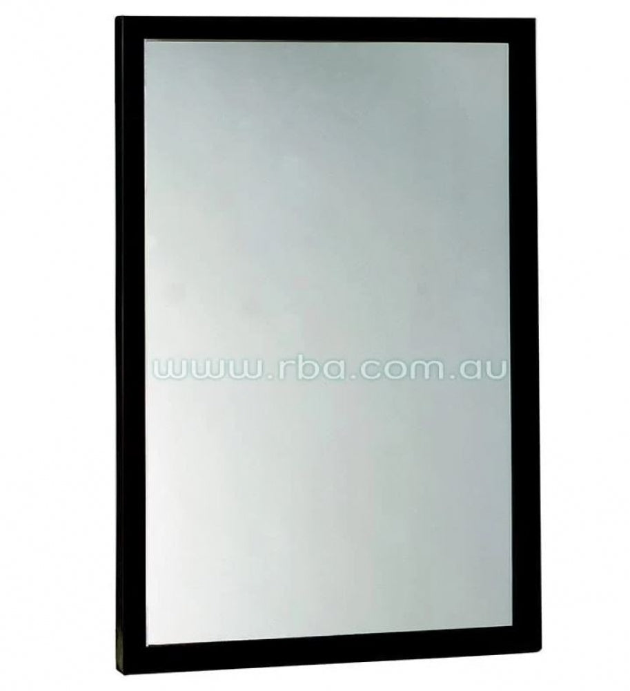 RBA Premium Safety Glass Mirror with Black Frame
