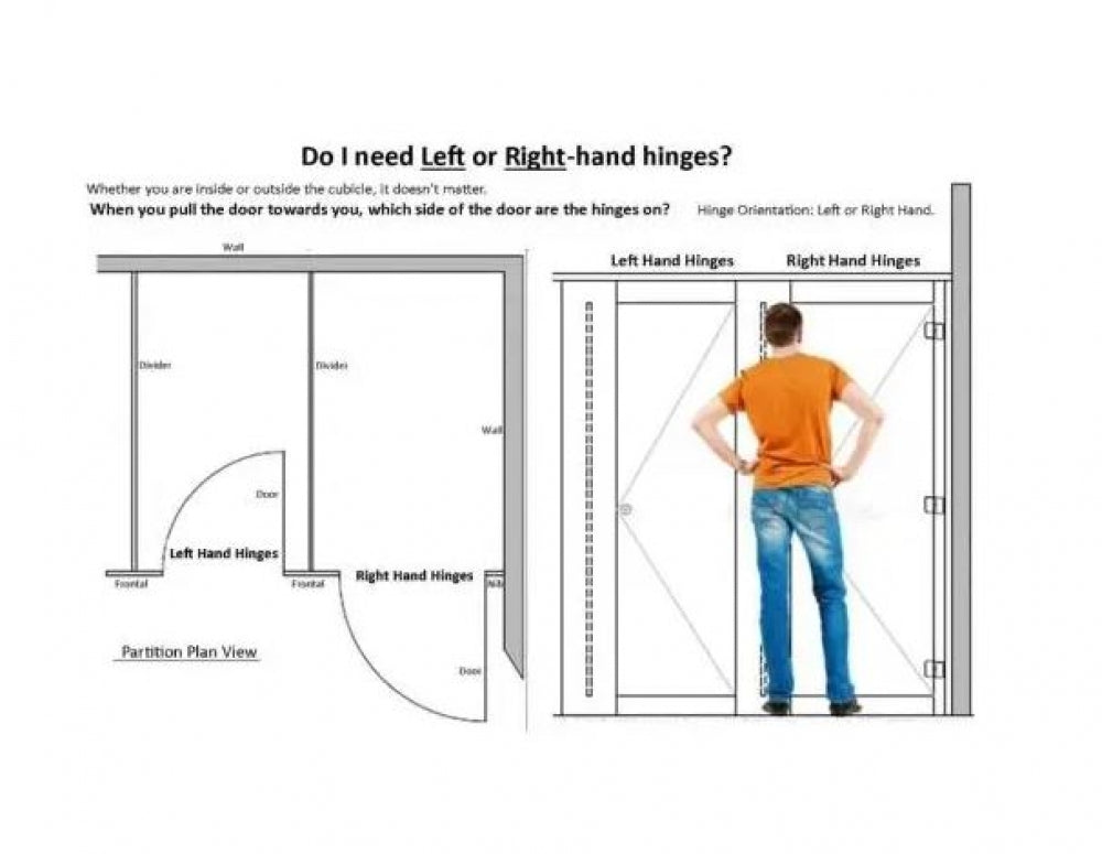 Metlam Hardware MODA Spring Hinge Single Antimicrobial